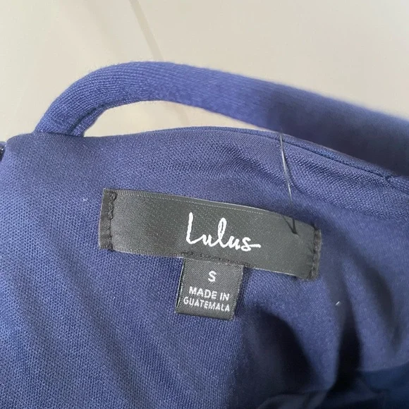 NWT Lulu’s Love Galore Navy Blue Skater Dress, Size Small - Picture 6 of 6